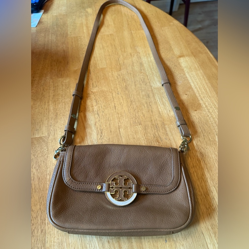 Tory Burch Brown Leather Crossbody Bag - Picture 10 of 11